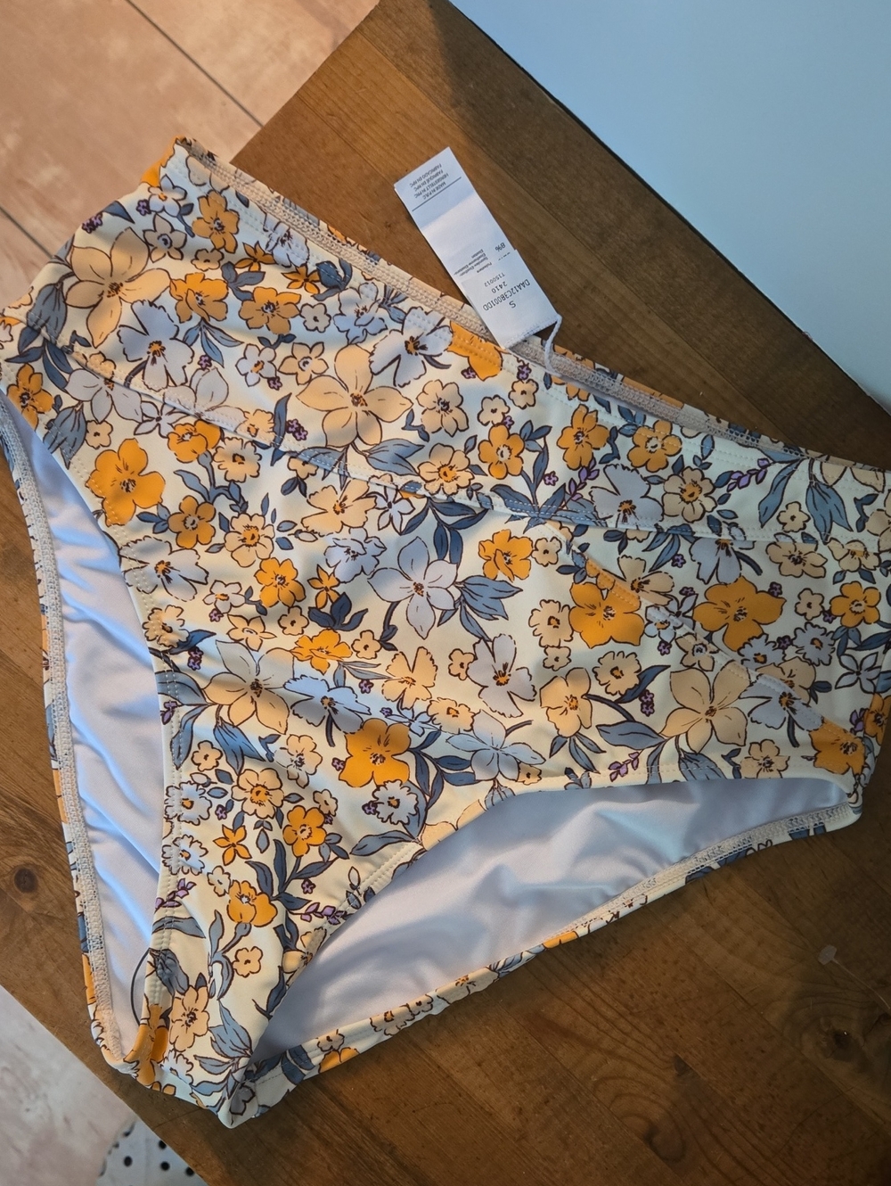 Cupshe Women Floral High-Waist Swim Bottoms